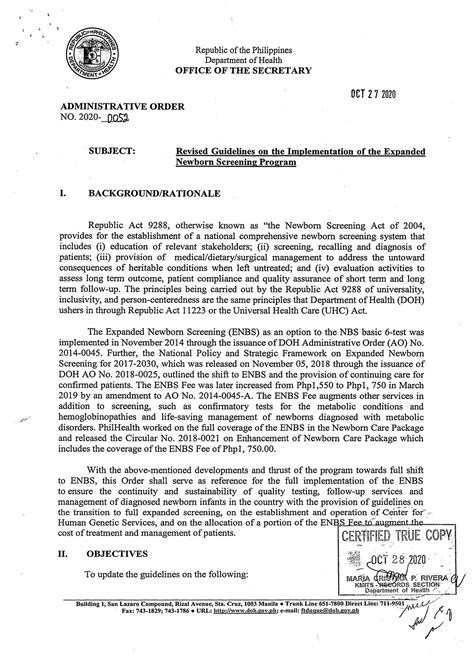 drug test result validity period philippines|DOH ADMINISTRATIVE ORDER NO. 2009.